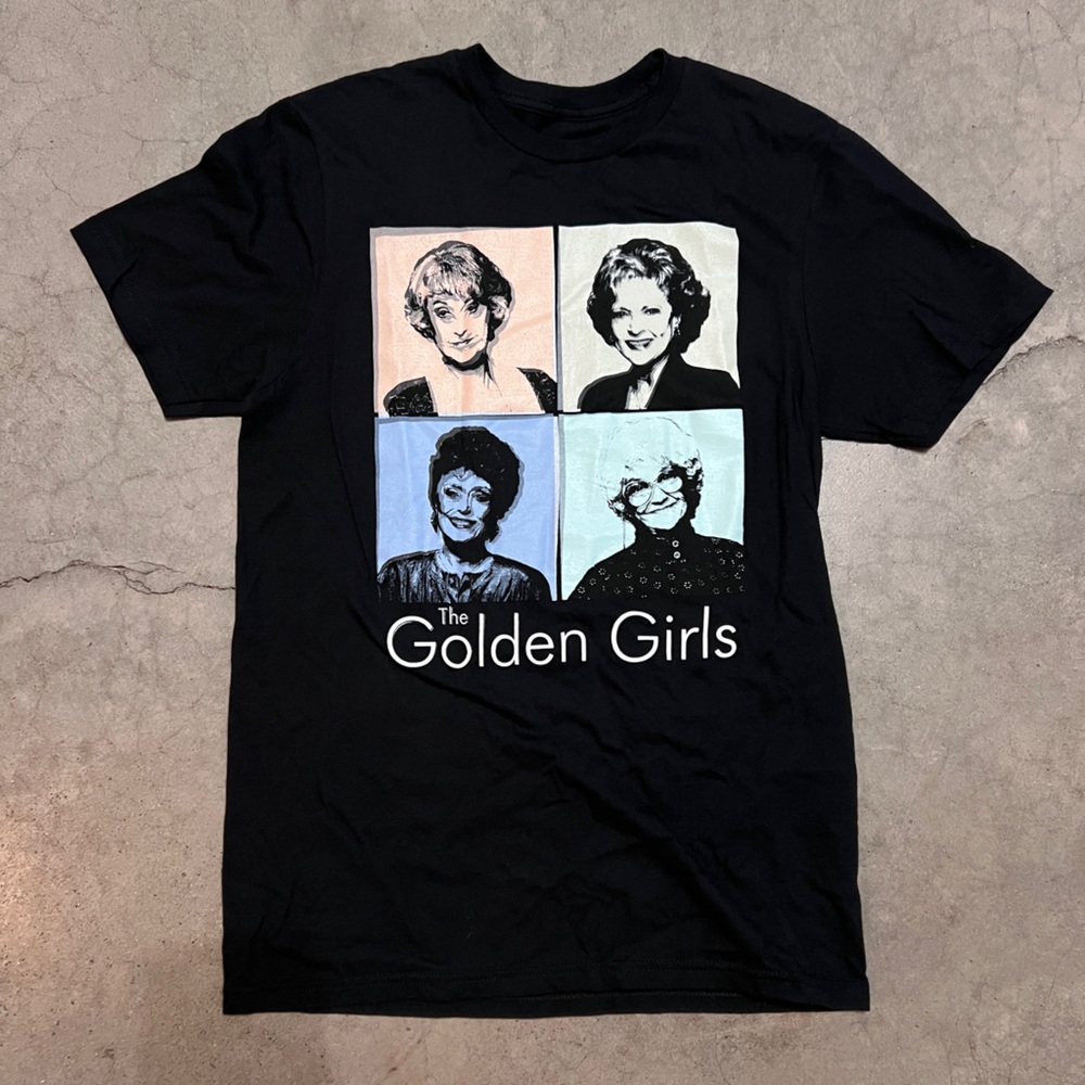Golden Girls (weird double screen print) T- Shirt SM